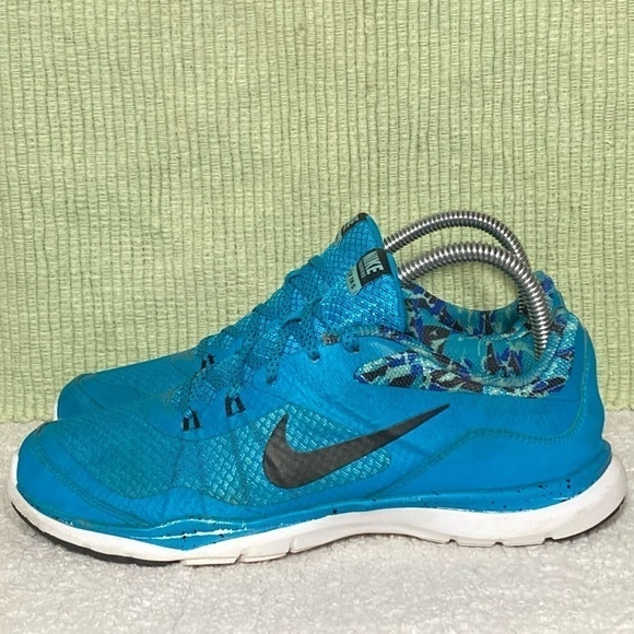 Nike Womens Blue Flex TR 5 Training Athletic Sneaker Shoes Size US 7.5 - Picture 2 of 11